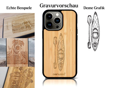 INDIVIDUELL iPhone 14 Pro Bambus-Kunststoff